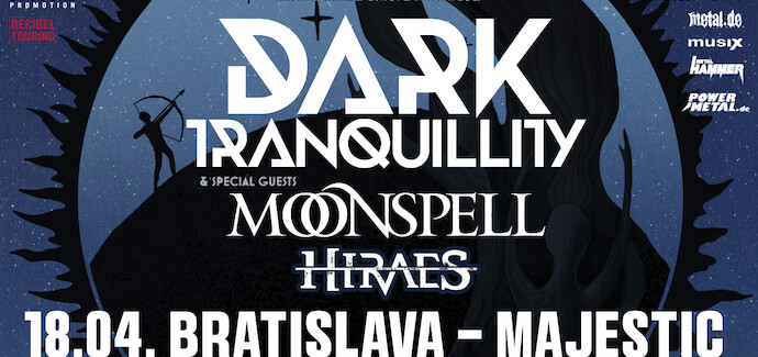 Dark Tranquillity s Moonspell se v dubnu zastaví v Bratislavě!
