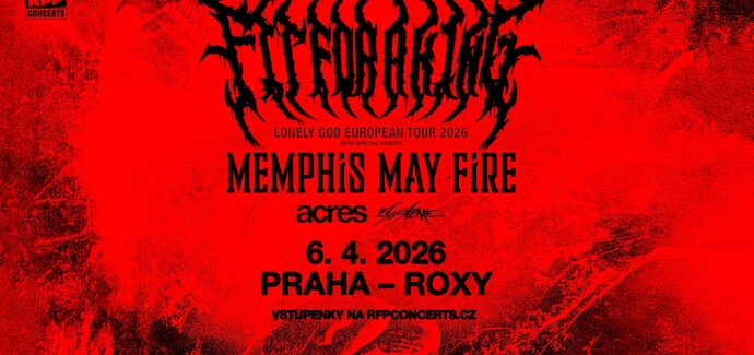 Fit For A king se v dubnu vrátí do Prahy!