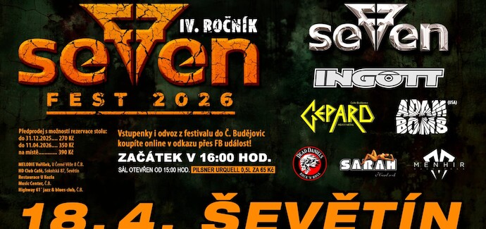 Na koho se můžete těšit na Seven Festu 2026?