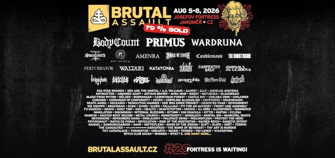 Na co se těšit ve čtvrtek na Brutal Assault 2026?
