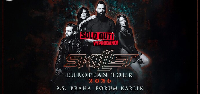 Skillet hlásí vyprodanou Prahu!