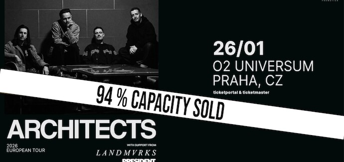 POSLEDNÍ VSTUPENKY na ARCHITECTS!