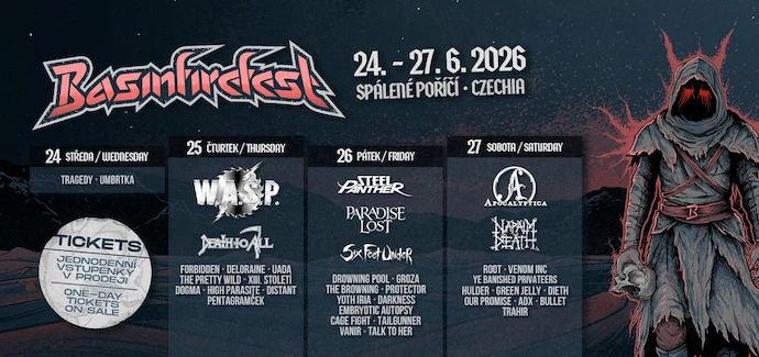 Basinfirefest 2026 zná rozdělení kapel po dnech!