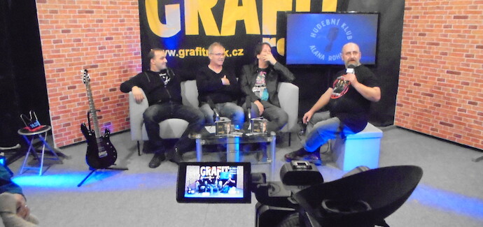 Tv rozhovor se skupinou Grafit rock