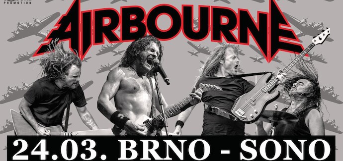 Airbourne zavírají do Brna!