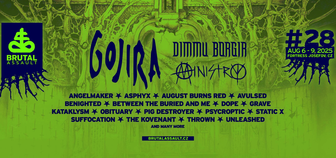 Brutal Assault 2025 - First 20 Bands Announced!