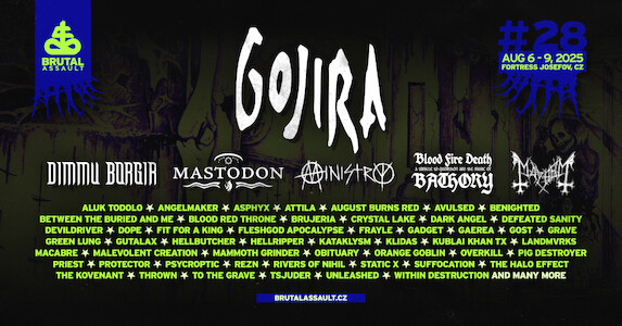 Blood Fire Death: A Tribute to Quorthon and the Music of Bathory, Mastodon a Mayhem, rozšiřují seznam více než 50 kapel na Brutal Assaultu!