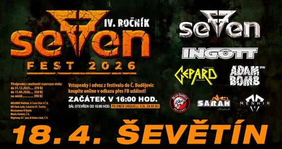 Na koho se můžete těšit na Seven Festu 2026?