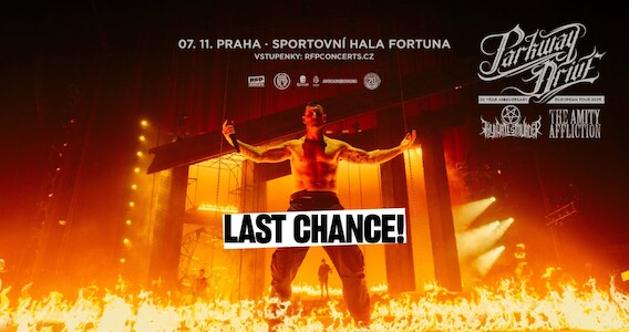 PARKWAY DRIVE a hosté Thy Art Is Murder a The Amity Affliction už v pátek v Praze!