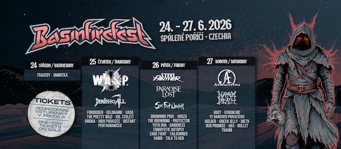 Basinfirefest 2026 zná rozdělení kapel po dnech!