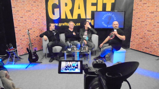 Tv rozhovor se skupinou Grafit rock