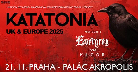 Katatonia přijede na podzim do Prahy!