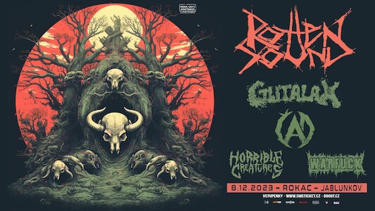 Rotten Sound, Gutalax, Čad, Horrible Creatures, Warf*ck